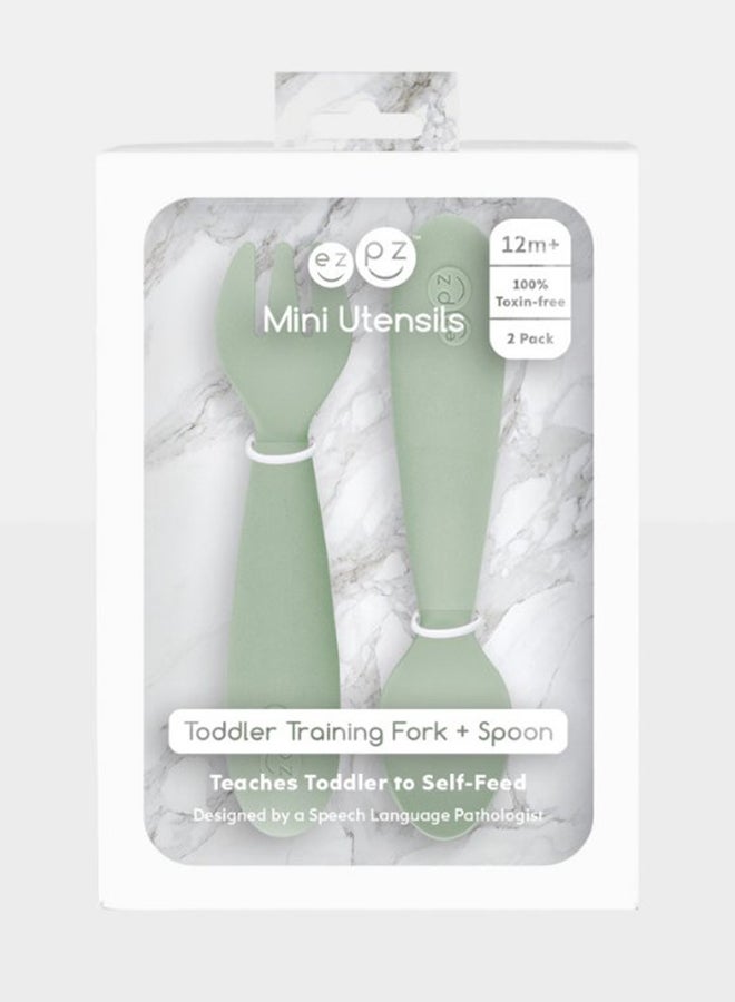 ازبيز EZPZ - أدوات الطعام الصغيرة - سيج - Image 3