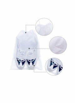Y&D 12 PCS Travel Shoe Storage Bag Non-Woven Portable Shoes Pouch with Transparent Window for Daily and Use  - Image 3