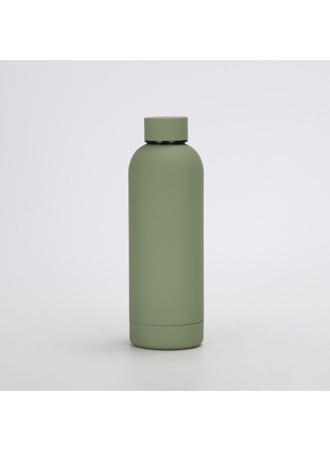 American-style Straight-neck Small-mouth Bottle, Outdoor Mountaineering Portable Sports Water Bottle, 304 Stainless Steel Vacuum Insulated Cup