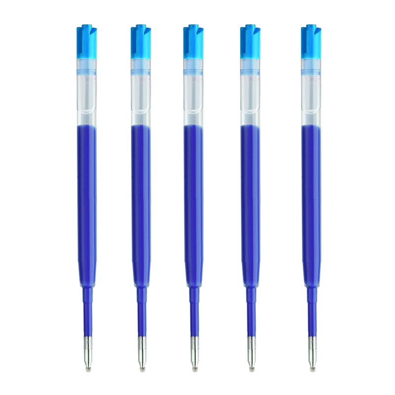 DunBong G2 Gel Ink Pen Refills, for Retractable Gel Pens, 0.5mm Fine Point, Pack of 5 (Blue) - Image 1