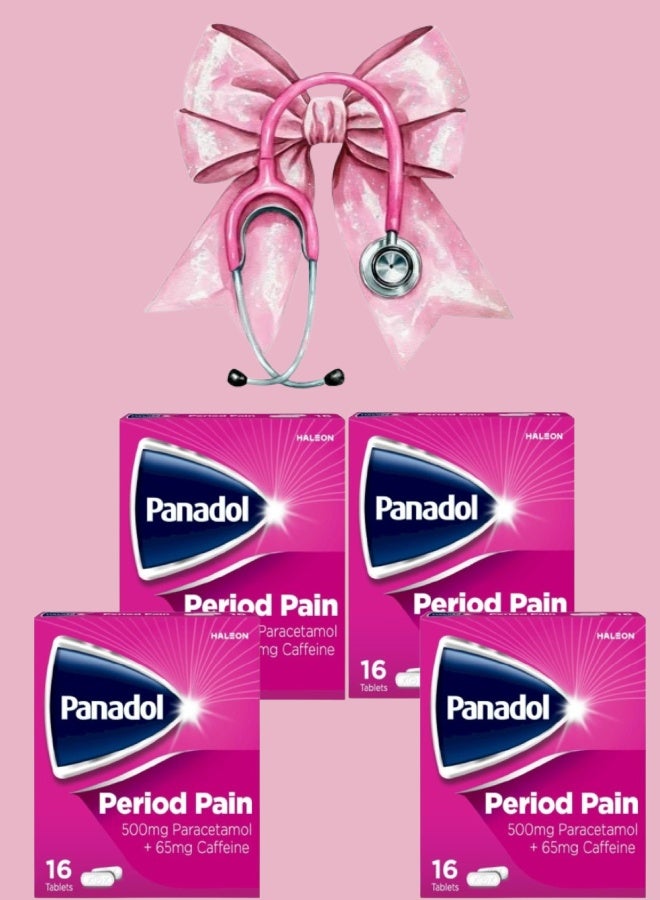 Panadol 4 Pieces Panadol Period Pain 500/65mg 16 tablets - Image 1