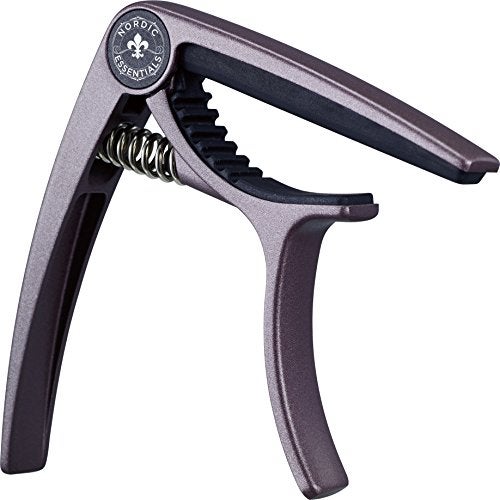 Nordic Essentials Guitar Capo Deluxe for Acoustic Guitars, Ukulele, Banjo, Mandolin, Bass - Made of Premium Quality Zinc Alloy for 6 & 12 String Instruments - Luxury Accessories by Nordic Essentials - Image 1