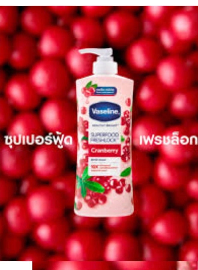Vaseline HWALTHY BRIGHT SUPERFOOD FRESHLOCK CRANBERRY 320 ML - Image 3