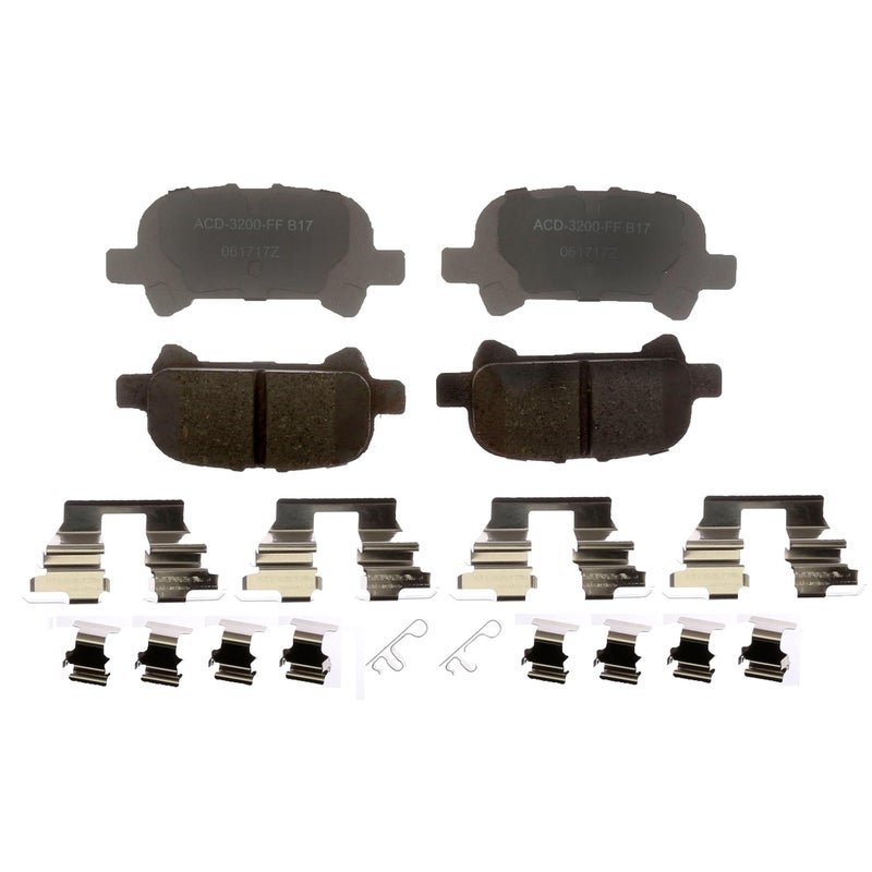 ACDelco Silver 14D828CHF1 Ceramic Rear Disc Brake Pad Set - Image 4