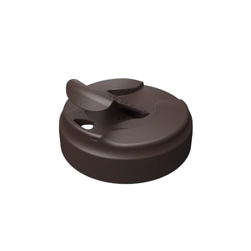 KeepCup Commuter Travel Mug - Insulated Stainless Steel Reusable Coffee Cup with Spillproof Flip Lid - 16oz/454ml - Chocolate - Image 2