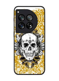 Rugged Black edge case for OnePlus 12R / OnePlus Ace 3 5G, Slim fit Soft Case Flexible Rubber Edges Anti Drop TPU Gel Thin Cover -  Skull Cult