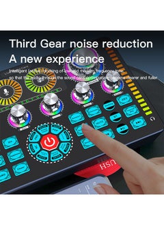 Mi VAZA Q7Podcast Microphone Sound Card - DJ Mixer - Live Sound Card for Streaming - Audio Mixer for Streaming, Gaming, Recording, Singing, Tiktok, YouTube, PC, Computer  - Image 2
