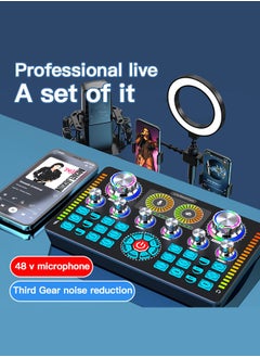 Mi VAZA Q7Podcast Microphone Sound Card - DJ Mixer - Live Sound Card for Streaming - Audio Mixer for Streaming, Gaming, Recording, Singing, Tiktok, YouTube, PC, Computer  - Image 3