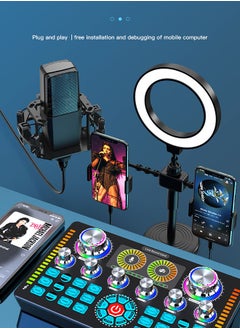 Mi VAZA Q7Podcast Microphone Sound Card - DJ Mixer - Live Sound Card for Streaming - Audio Mixer for Streaming, Gaming, Recording, Singing, Tiktok, YouTube, PC, Computer  - Image 4