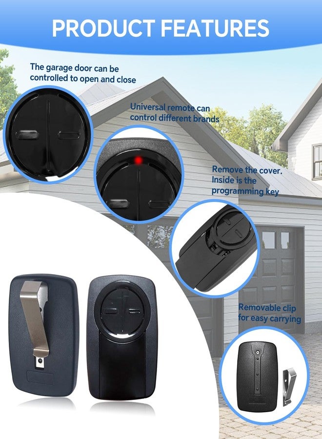 YIKQIDIS Upgrade 380UT 375UT 375LM Universal Garage Door Opener Remote Control Replace Liftmaster Garage Door Opener Compatible with 375lm Liftmaster Gate Remote Control - Image 5