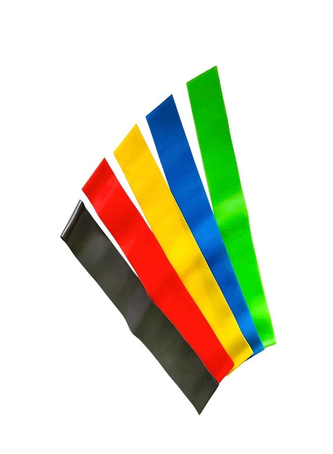 Dezna Natural Latex Resistance Loop Bands | Smell-Free & Skin Friendly | Useful for HIPS, Arms & Legs Workouts. Tear Resistant & Anti-Slip | Theraband for Fitness & Toning - Image 2