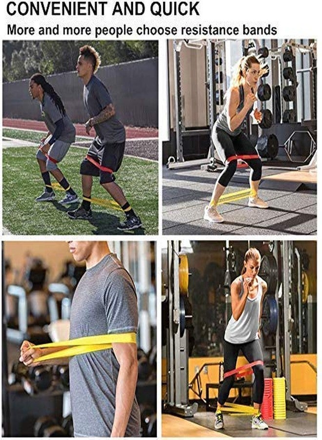 Dezna Natural Latex Resistance Loop Bands | Smell-Free & Skin Friendly | Useful for HIPS, Arms & Legs Workouts. Tear Resistant & Anti-Slip | Theraband for Fitness & Toning - Image 4
