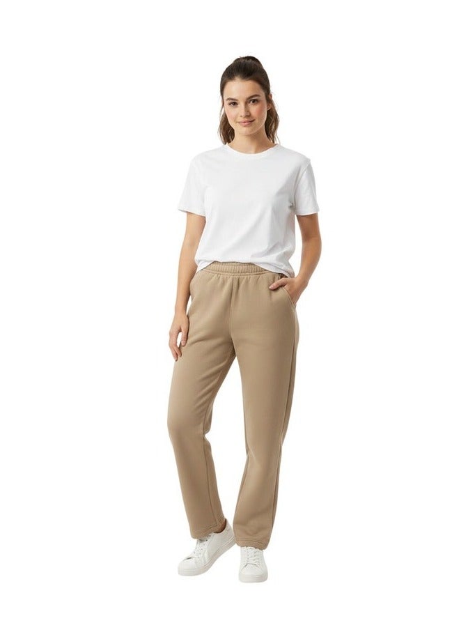 Mosca Women's Wear comfy wideleg Cotton Sweatpants - Image 1