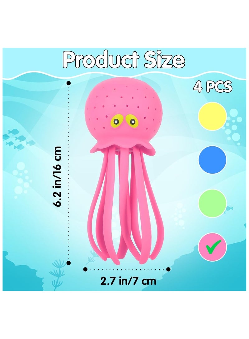Soofam Octopus Bath Toy, Octopus Water Pool Toys for Toddlers, Water Table Toys, Water Bombs Splash Balls for Kids, Summer Bath Swimming Toys, Pool Toys for Kids Ages 3-8 (4PCS) - Image 5