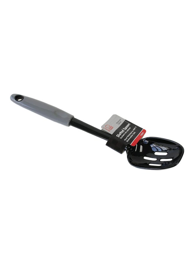 Chef Craft Nylon Slotted Spoon Grey and Black 12inch 12031  - Image 3