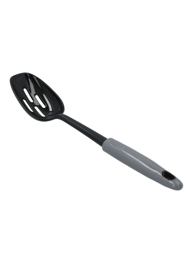 Chef Craft Nylon Slotted Spoon Grey and Black 12inch 12031  - Image 1