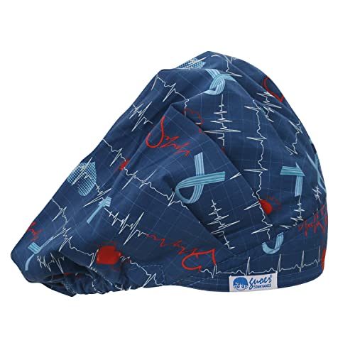 GUOER Hat Bouffant Cap One Size Multi Color (Blue38) - Image 1