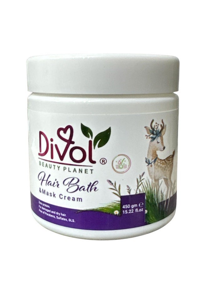 Divol Hair Bath & Mask Cream 450Ml - Image 1