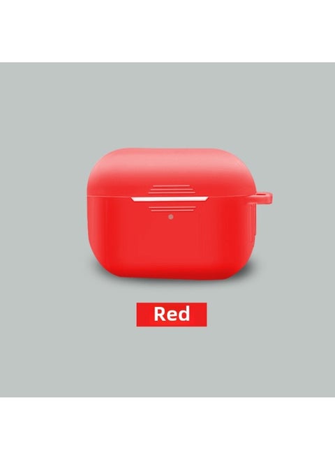 Protective Case For Airpods Pro Apple Third Generation Airpodspro2 Wireless Headset Silicone Protective Case-Color:1795C Red-Applicable Model:Airpods Pro2 (without Ears, One-piece)