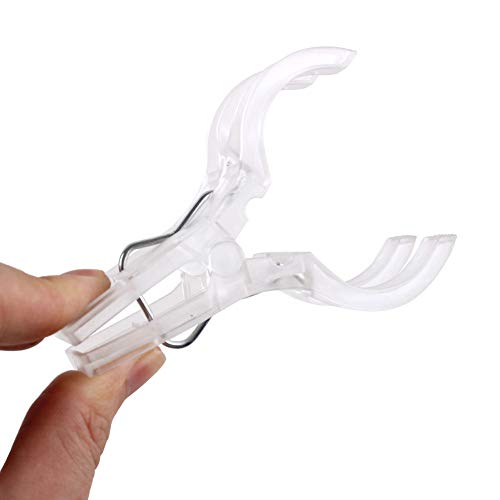 WARMBUY Clear Plastic Towel Clips, 8 Pack - Image 3