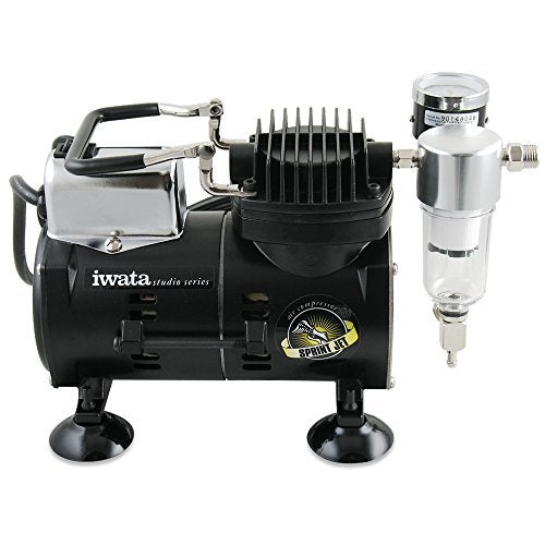 IwataMedea Studio Series Sprint Jet Single Piston Air Compressor - Image 1