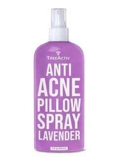 TreeActiv Anti-Acne Pillow Spray, 4 fl oz, Lavender Sleep Spray for Pillows, Pure Lavender Essential Oil Air Freshener 