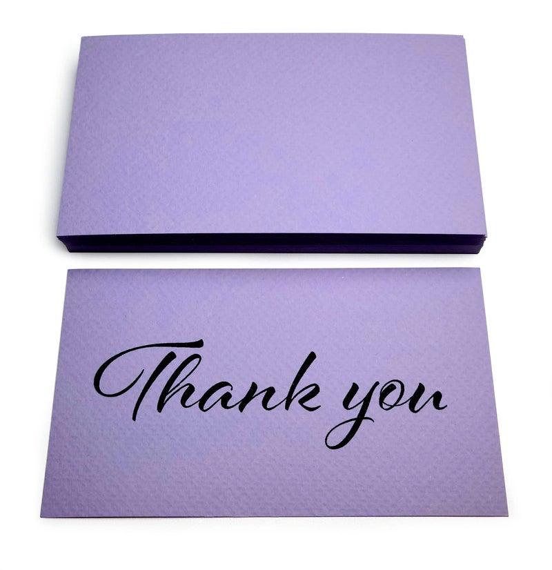 PPAPPAPPIYO 50 Pack 3x5 Colored Index Cards, 180gsm Premium Textured Blank Flash Cards, Heavyweight Cardstock for Study, Recipes, and DIY Crafts (violet) - Image 4