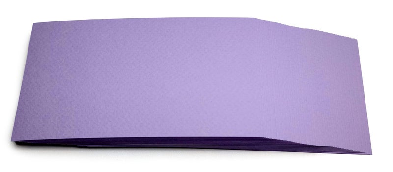 PPAPPAPPIYO 50 Pack 3x5 Colored Index Cards, 180gsm Premium Textured Blank Flash Cards, Heavyweight Cardstock for Study, Recipes, and DIY Crafts (violet) - Image 3