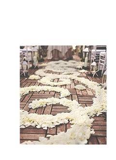 Cool Baby COOLBABY White Petals Rayon Rose Petals Romantic Decoration Wedding Flower Decoration (White) 2000 Pieces  - Image 2