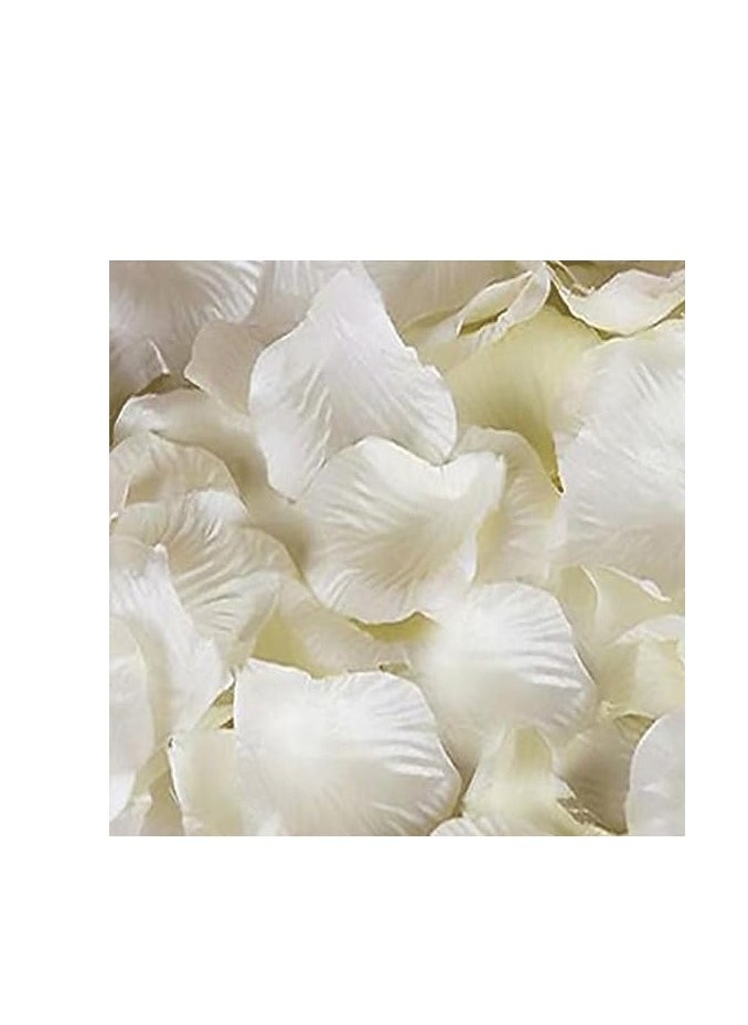 Cool Baby COOLBABY White Petals Rayon Rose Petals Romantic Decoration Wedding Flower Decoration (White) 2000 Pieces  - Image 4