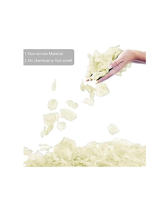 Cool Baby COOLBABY White Petals Rayon Rose Petals Romantic Decoration Wedding Flower Decoration (White) 2000 Pieces  - Image 3