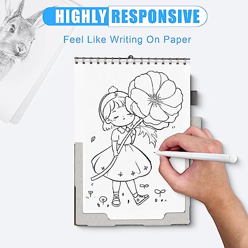 REEYEAR No Worn Out Titanium Alloy Fine Point Replacement Pencil Nibs Compatible with King Write Samsung Tab S7,S8,S9 Pen Stylus, Accurate Control Pencil Tips fits for King Write EMR Pen,2 Pcs - Image 5