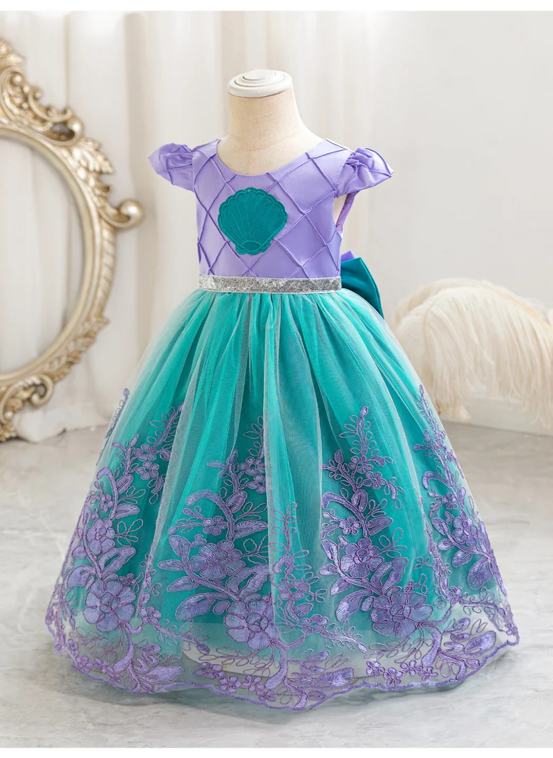 D'Daniela D' Daniela - Mermaid Royale Dress - Blue with Purple