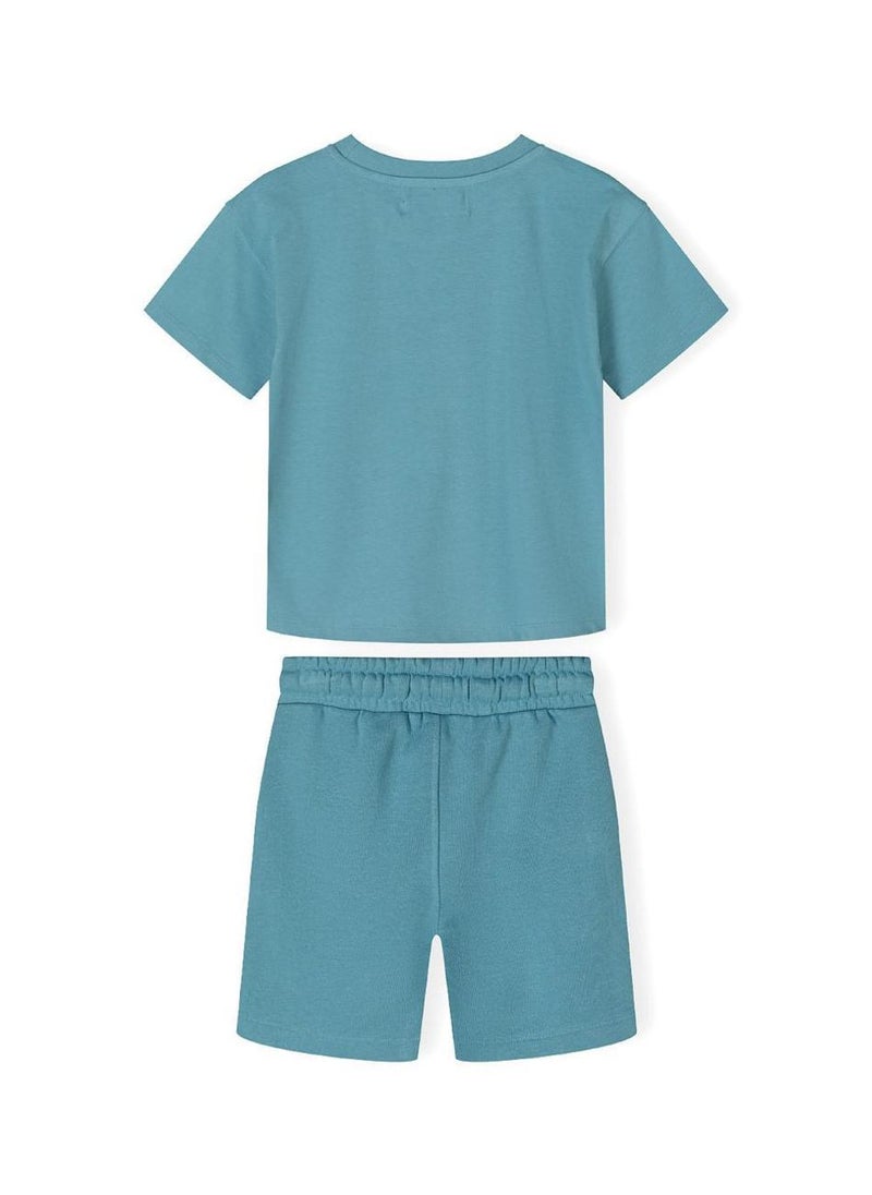 MINOTI Boy’s Two-Piece Set with Printed T-Shirt and Shorts - Image 3