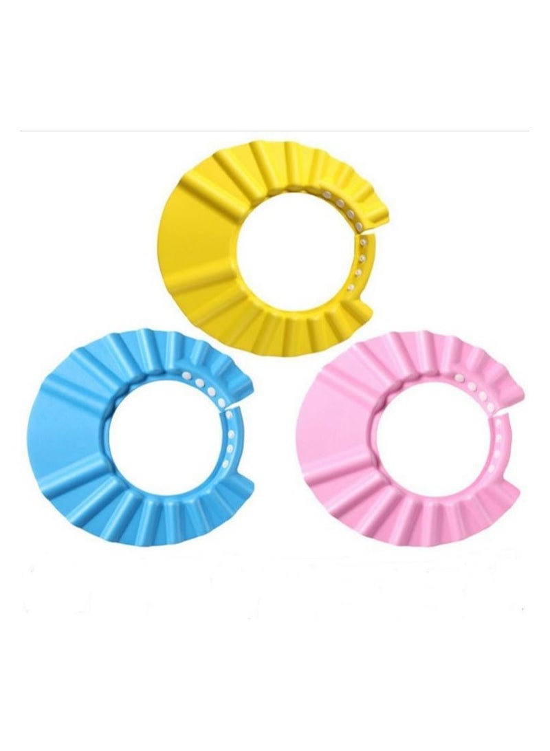 Sybil's 2 in 1 Bath Safety Kit Includes 1 x Baby Bath Pad and 3 x Baby Bath Caps with Ear Eye and Mouth Protection  - Image 5