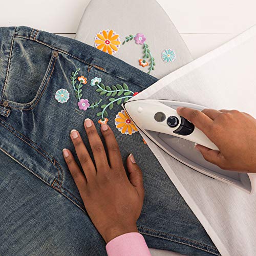 Simplicity Multicolor Daisy Flowers Applique Clothing Iron On Patches, 8pc, Sizes Vary - Image 3