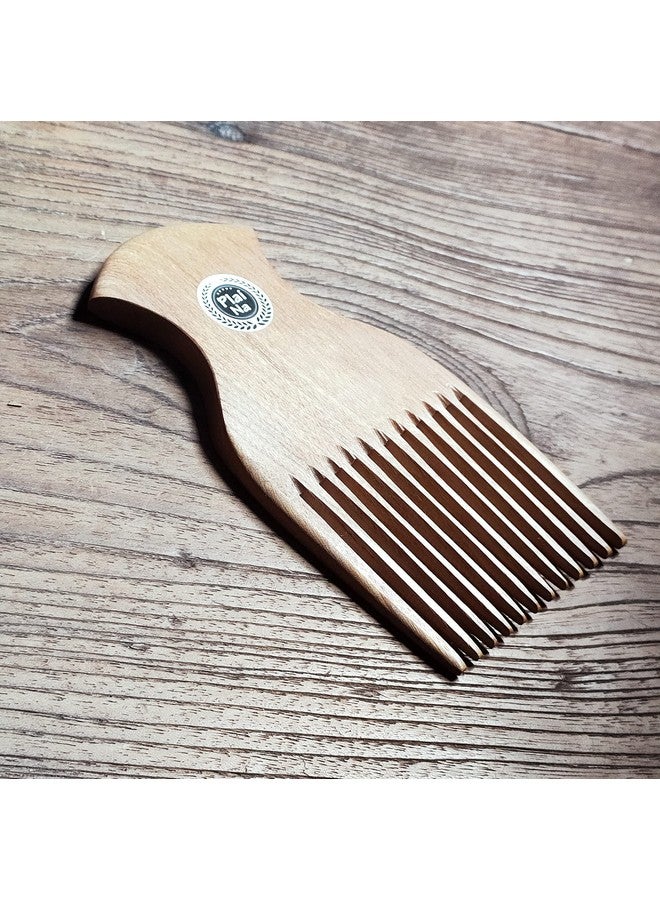 Plai Na Hair/Beard Pick/Wooden Afro Pick Comb For Women And Men Wood Afro Pick For Natural Black Hair No Snags No Static No Tangle - Image 5