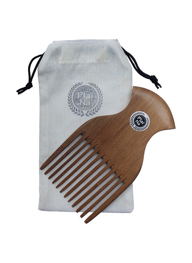 Plai Na Hair/Beard Pick/Wooden Afro Pick Comb For Women And Men Wood Afro Pick For Natural Black Hair No Snags No Static No Tangle - Image 2