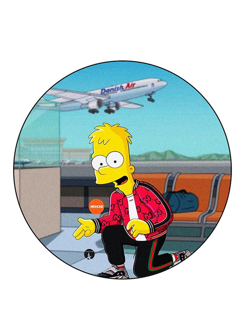 RKN Simpsons Printed Mouse Pad  Multicolour