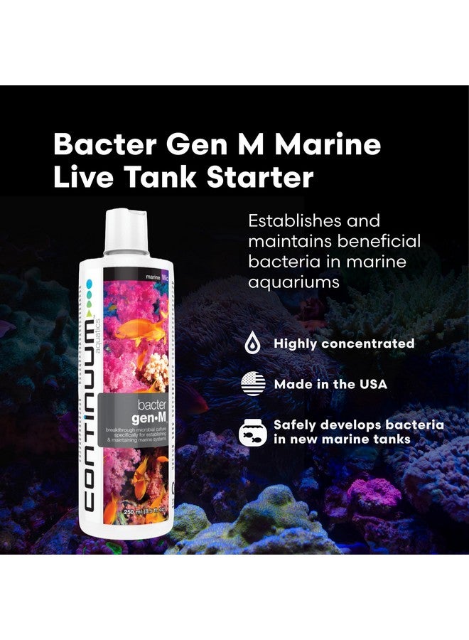 Continuum Aquatics BacterGen M - Marine Nitrifying Bacteria & Waste Reducer - Clears Water, Lowers Ammonia, Nitrites, Phosphates - Reef & Fish Safe 250 ml - Image 2