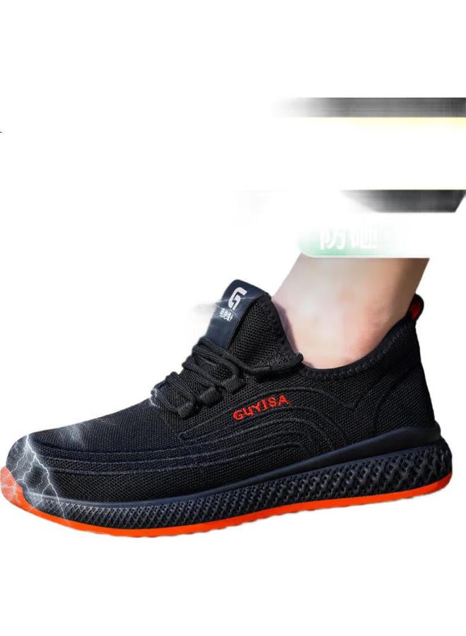 JUNBU Men'S Electrical Insulation Safety Shoes 10Kv Plastic Toe Cap Anti-Smashing Anti-Piercing Lightweight Work Safety Shoes 9156Kv55 43 - Image 2