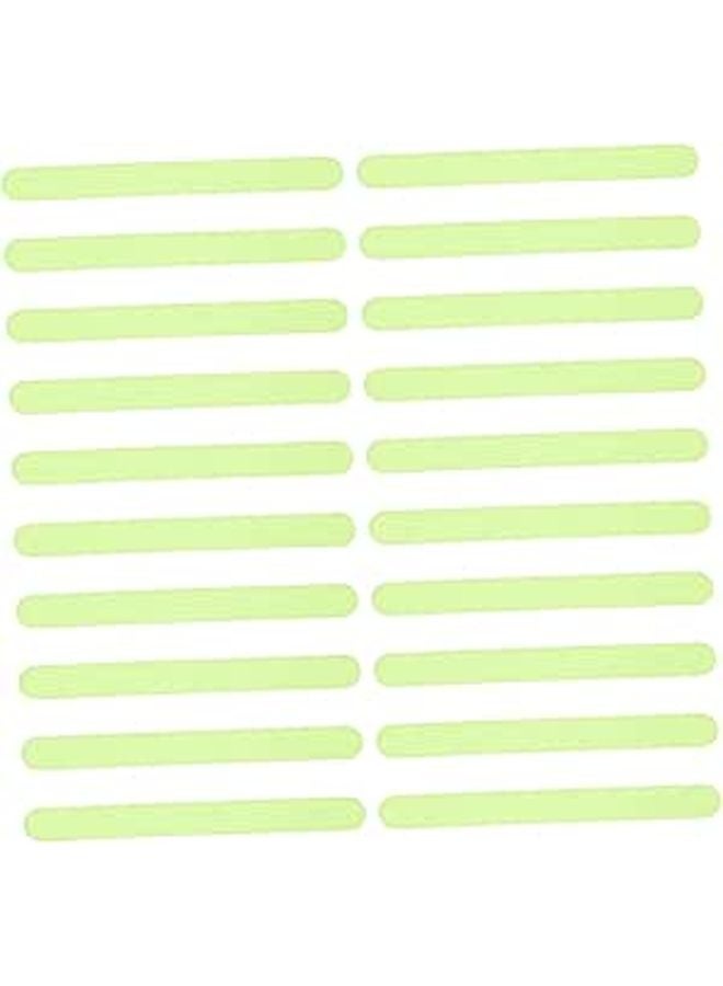 Glow In Dark Non Slip Bath Shower Stickers 3 Sets Easy Peel And Stick Application - Image 1