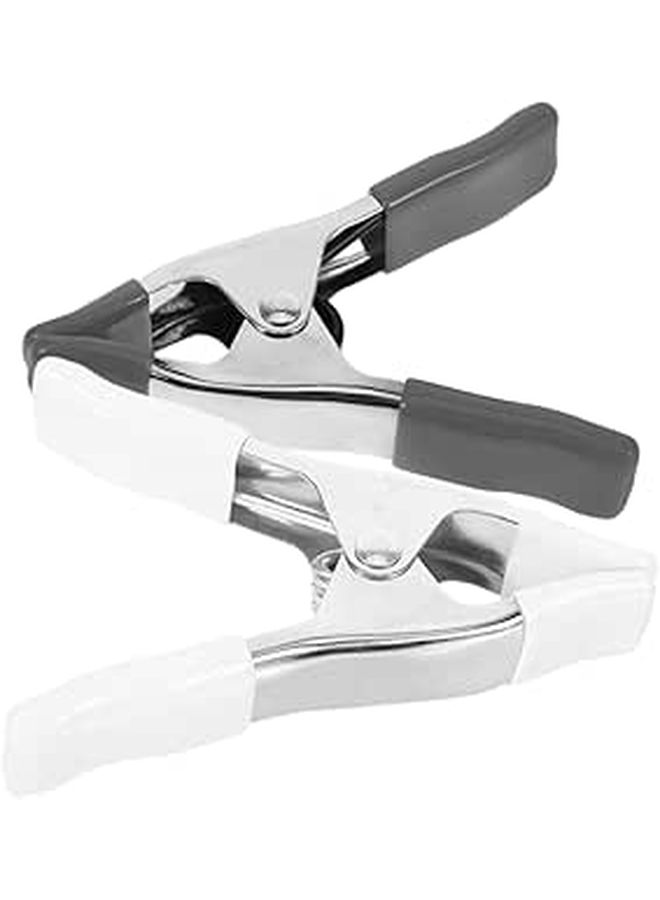 Durable Plastic Spring Clamps 2 Pack Weather Resistant for Photography Backdrop Greenhouse Garden Wedding Artwork - Image 1