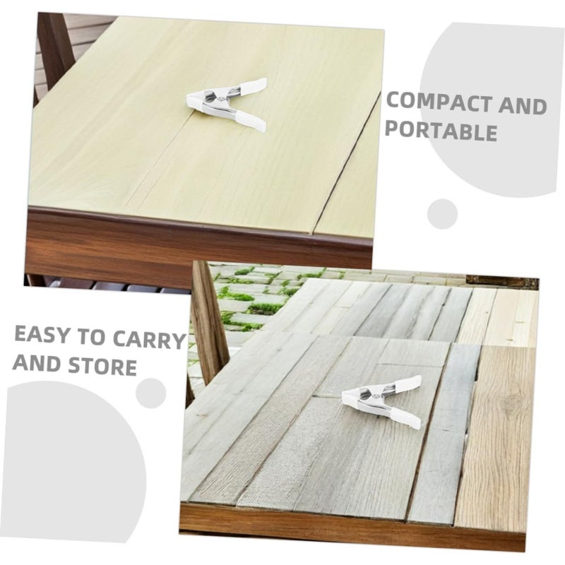Durable Plastic Spring Clamps 2 Pack Weather Resistant for Photography Backdrop Greenhouse Garden Wedding Artwork - Image 4