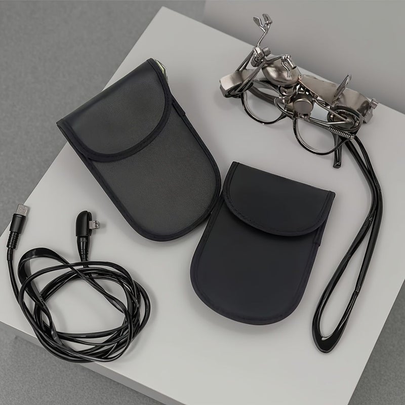 حقيبة حماية مفتاح RFID فوب 1 قطعة حجب الإشارة لحماية مفاتيح السيارة من السرقة - Image 2