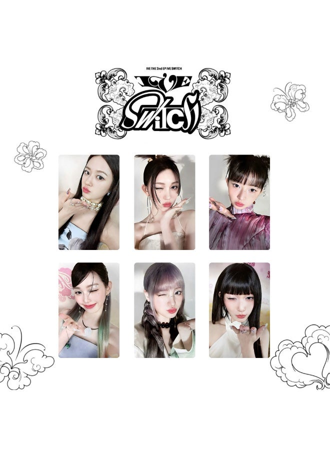 NIBEMINENT 6 Pcs Kpop IVE SWITCH Lomo Cards Card For Fans Collection Gifts - Image 1