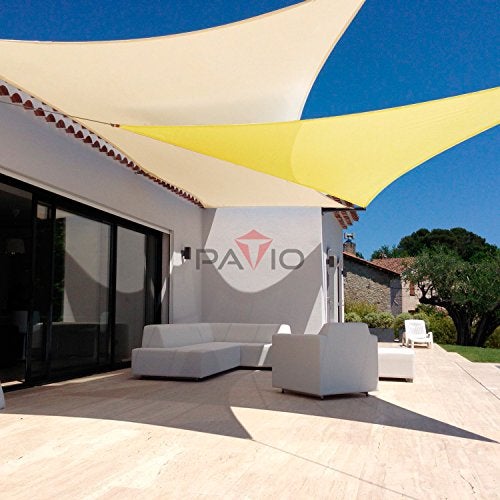 Patio Paradise 8' x 8' Sun Shade Sail Rectangle Canopy Patio Cover Sunlight Block Awning Heavy Duty Commercial Grade for Backyard Lawn Garden Outdoor Activities, Beige - Image 5