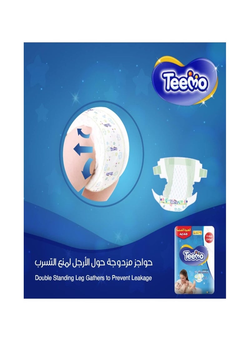 Teemo Baby Diapers Size 5 Junior 14-25 kg Mega Pack 48 Diapers - Image 3