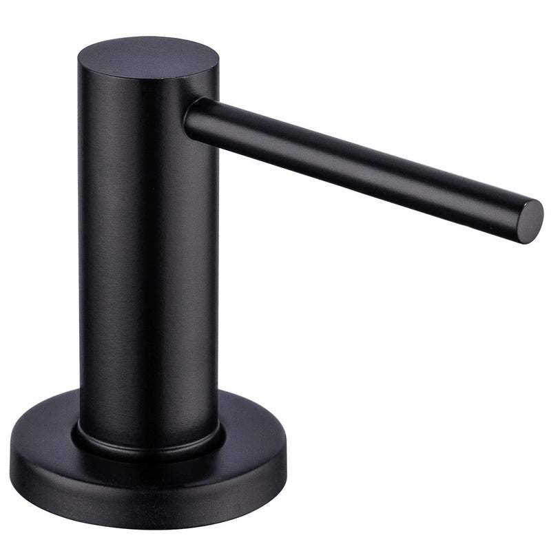 GAPPO Matte Black Kitchen Sink Soap Dispenser GAPPO Countertop Pump Hand Lotion Built in Bottle Upgrade Stainless Steel Screw - Image 1