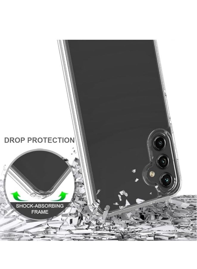 YoYoTech Samsung Galaxy S24 Case 5G Clear (2024) Zero-Fingerprints Anti-scratch Hard Back Cover,Slim and Soft TPU Full Coverage Drop Proof Anti-scratch Cover  - Image 3